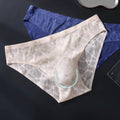 Lace Briefs Ice Silk Underwear Lounge 86% Nylon 14% Spandex Bulge