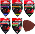Dekton Detail Palm Sanding Pads Triangle Sheets 40 60 8