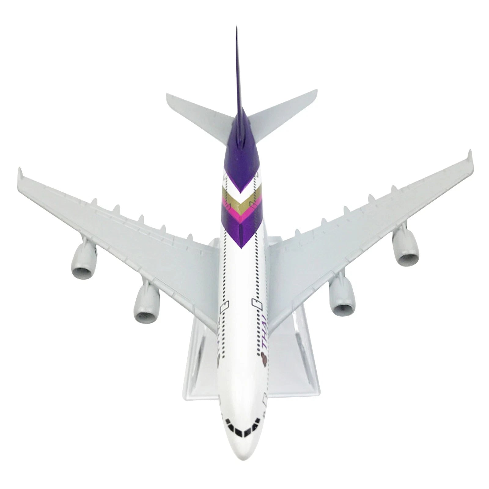 1:400 Alloy 16cm A380 Thailand Airlines Plane Model Civil Airliner