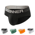 Men's Casual Comfort Briefs Breathable Cotton Pouch Underwear For