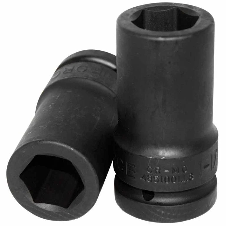Force 1in. 1" Dr. 6pt 100mml Deep Impact Socket 15/16-1.5/8" Imperial