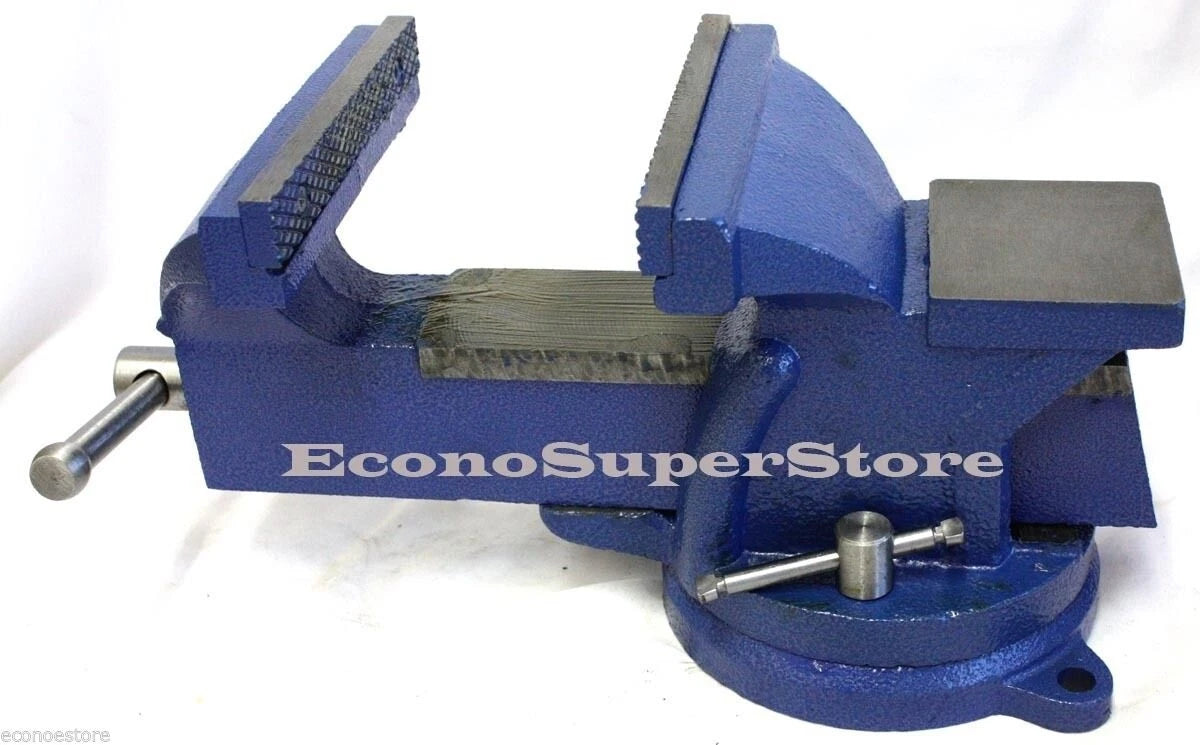 6" Bench Vise Clamp Tabletop 90degr Swivel Locking Base