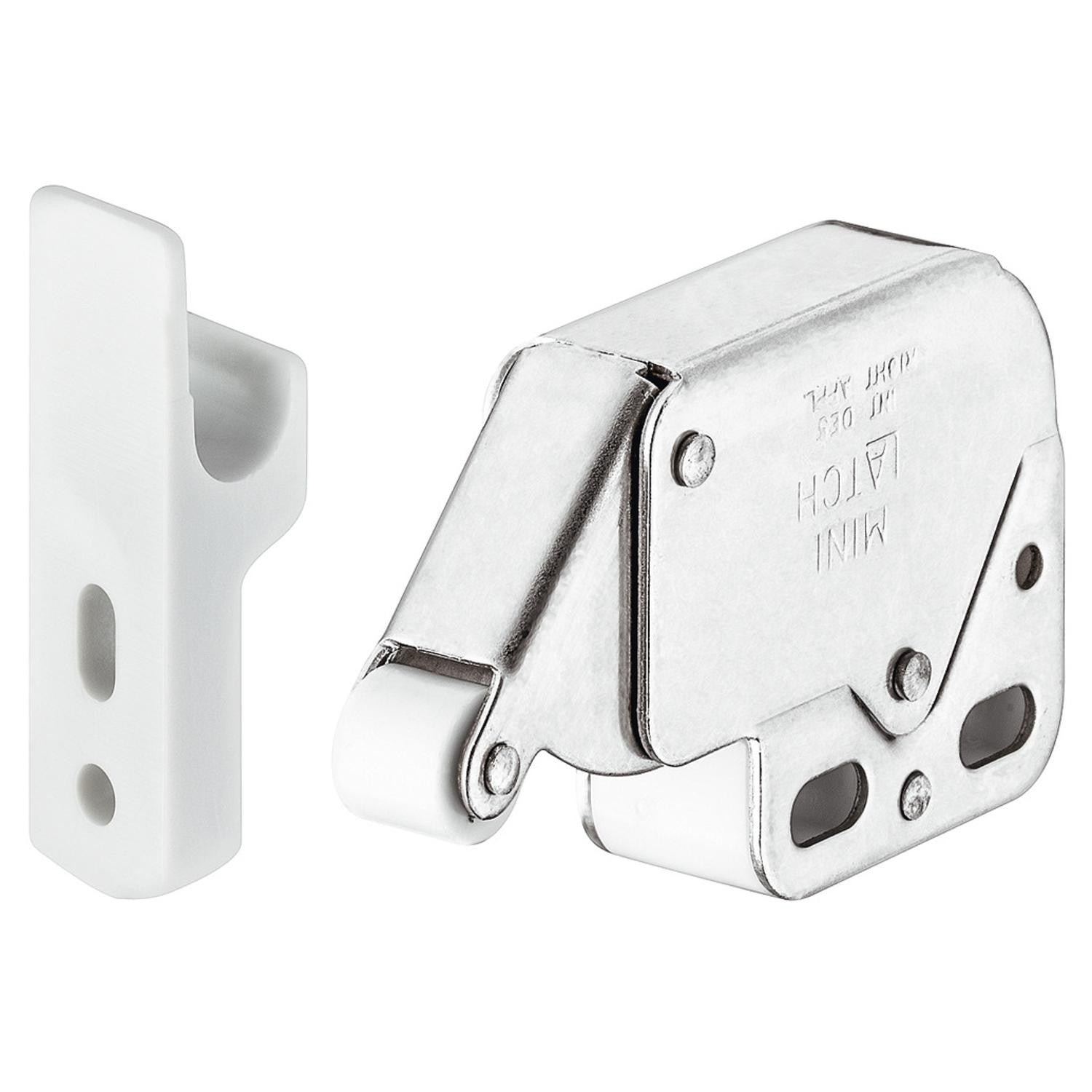 Hafele Mini Latch Automatic Spring Catch Nickel Plated