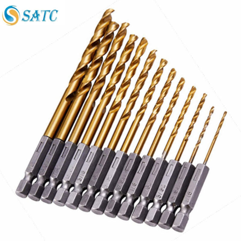 65PCS Titanium Metal HSS-G M2 Twist Drill Bit Set by Unbranded