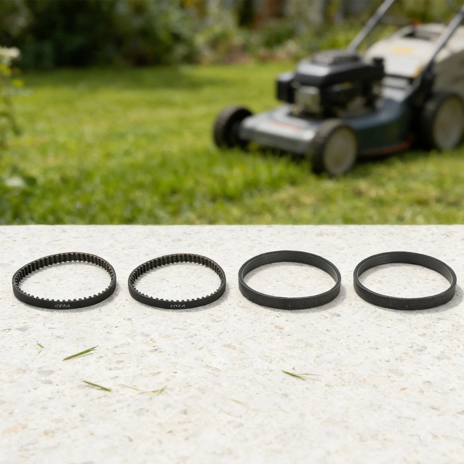 For Bissell For Proheat 6960W Brush Roller Belt Kit 2 Sets 4 Rubber