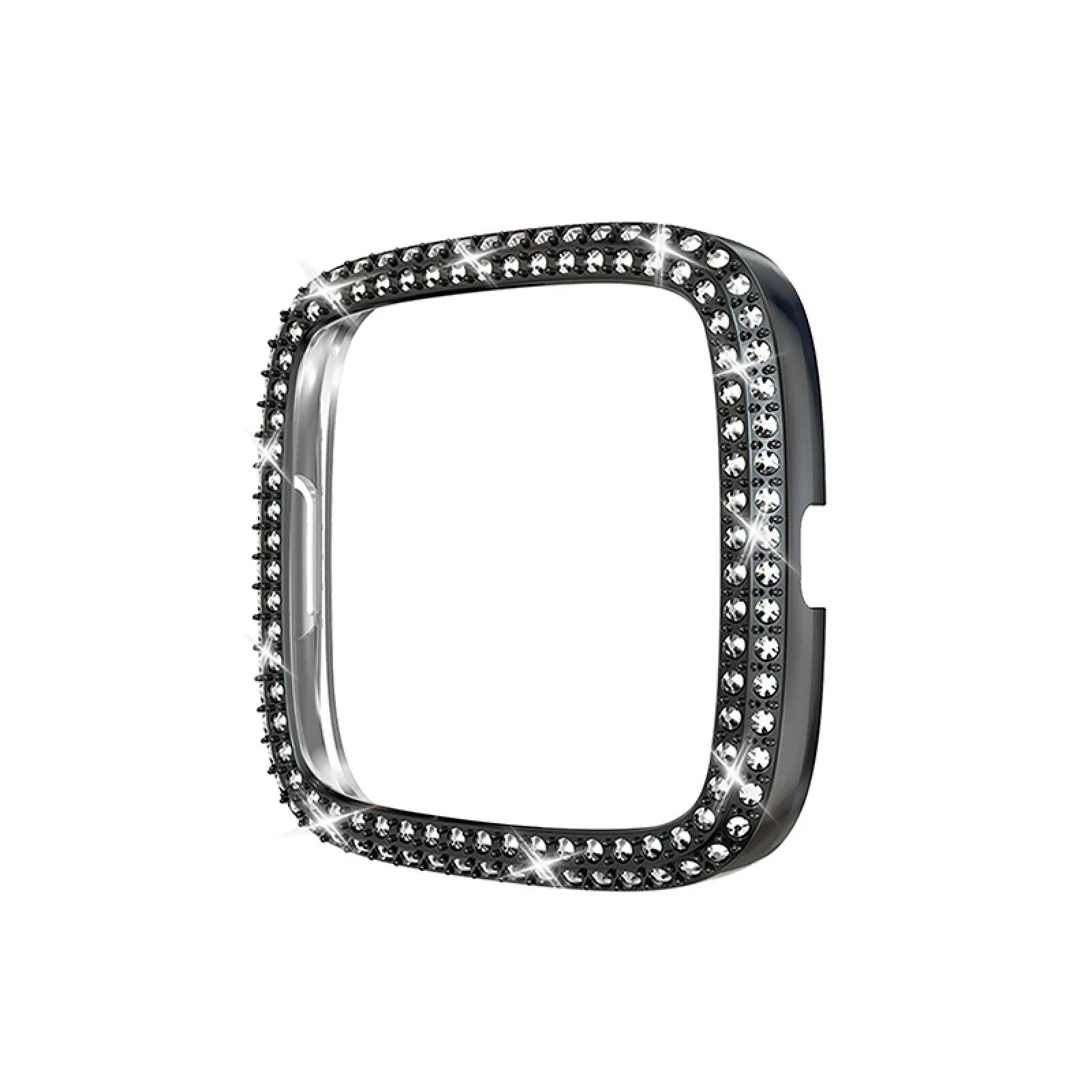 Smart Watch Crystal Rhinestone Frame Protective Case Cover For Fitbit