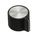 Knob Knurled 0.250 Plastic