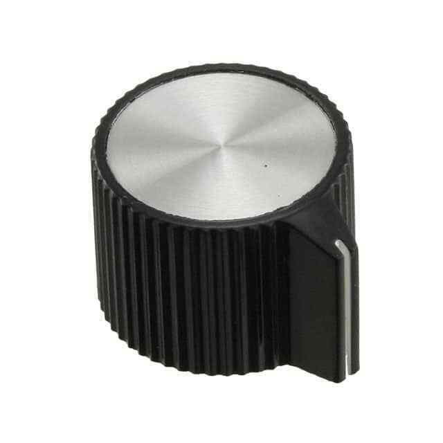 Knob Knurled 0.250 Plastic