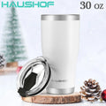 Haushof 30 Oz Travel Mug Tumbler Vacuum Insulated Tumbler Water Cup