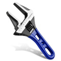WORKPRO 6-inch Stubby Adjustable Wrench Metric/SAE 1.5" Wide Jaw