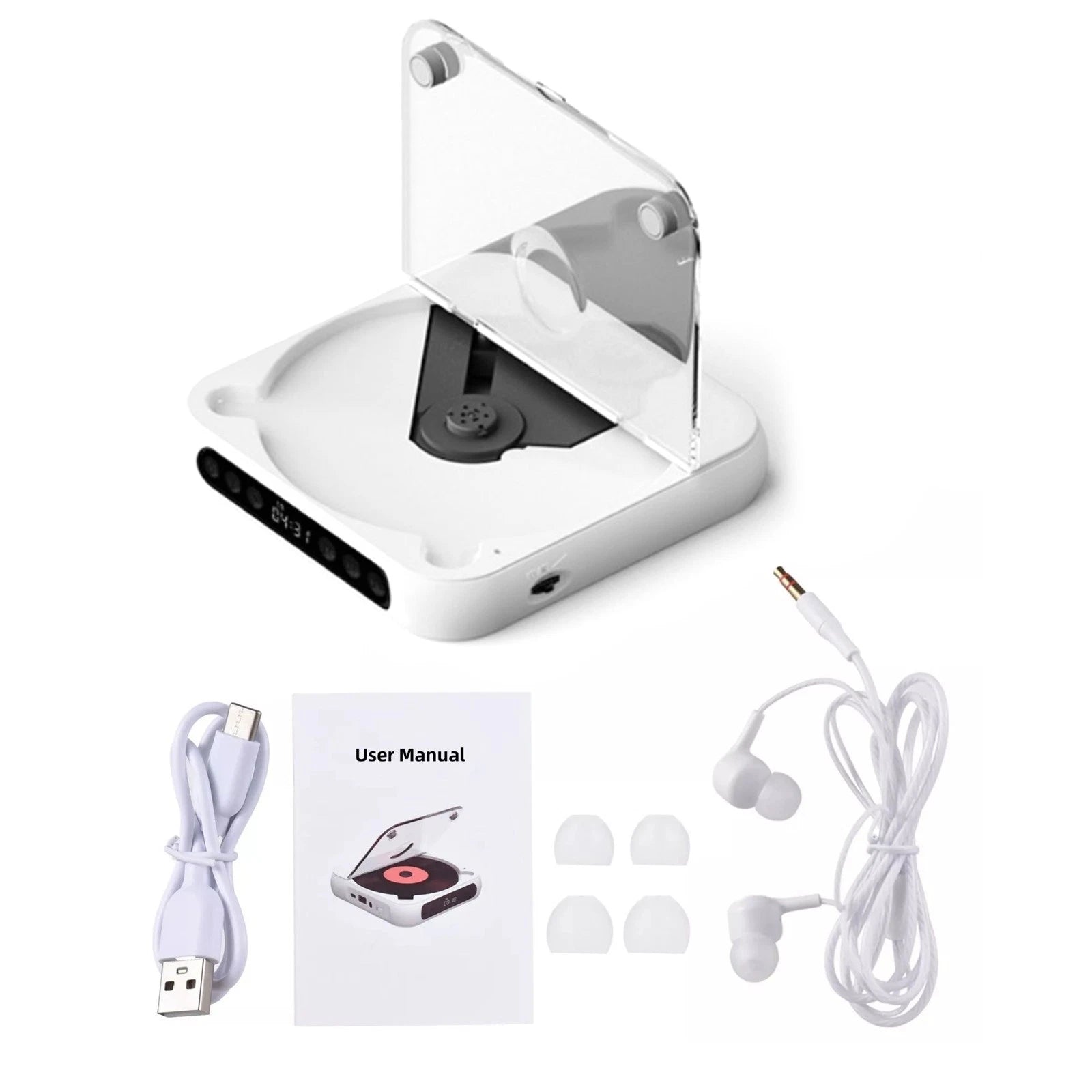 1* Versatile Cd Player Audio Speaker 5v2a Bluetooth 5.3 User-friendly