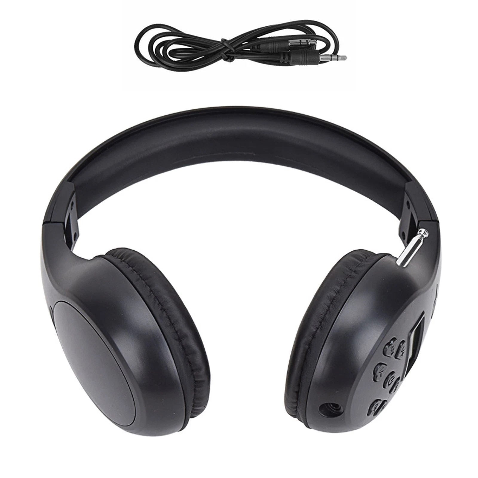 Stereo Bass Sound Noise Reduction Headset With A Fm Radio Built In