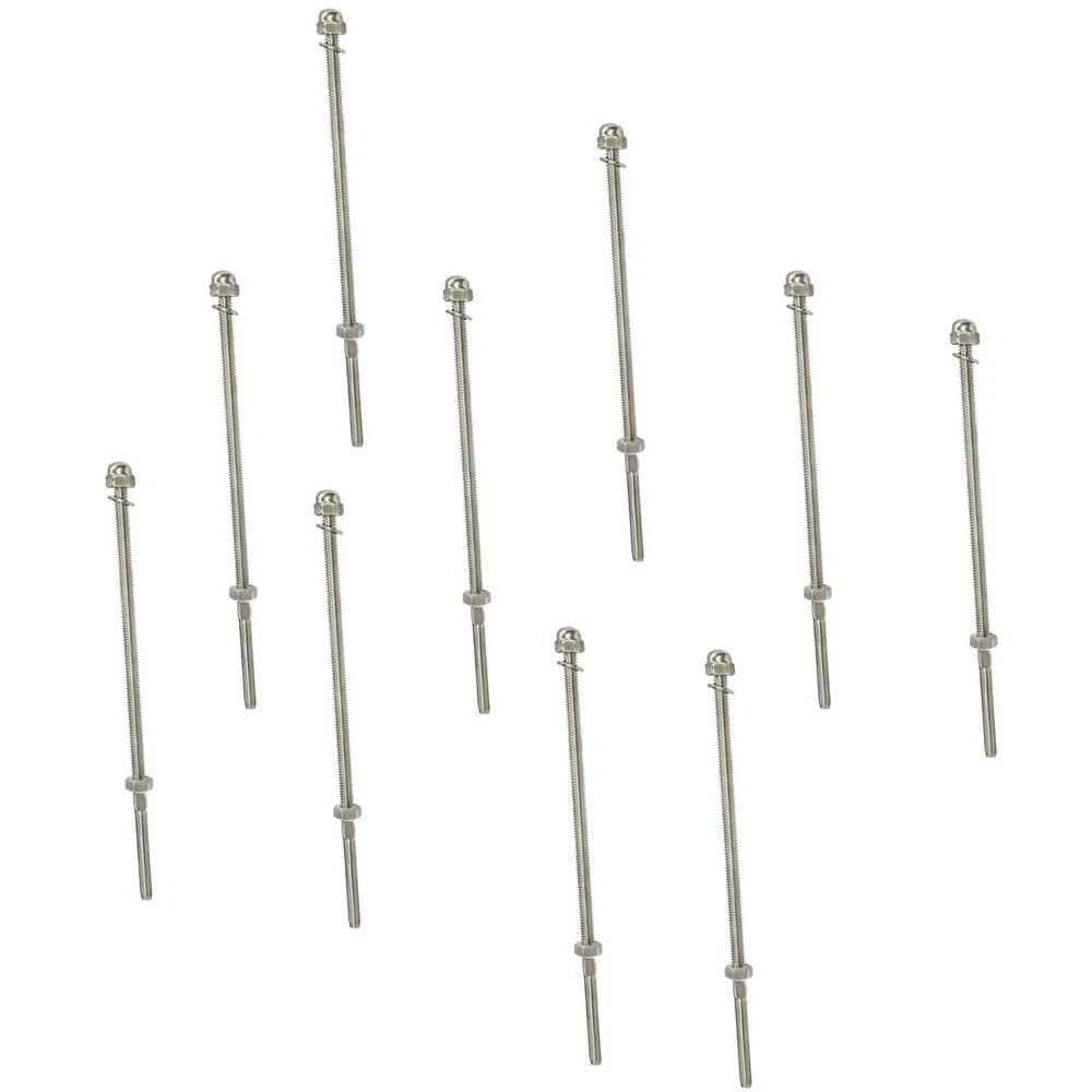Type 316 Stainless Steel Hand Swage Long Thread End Fitting