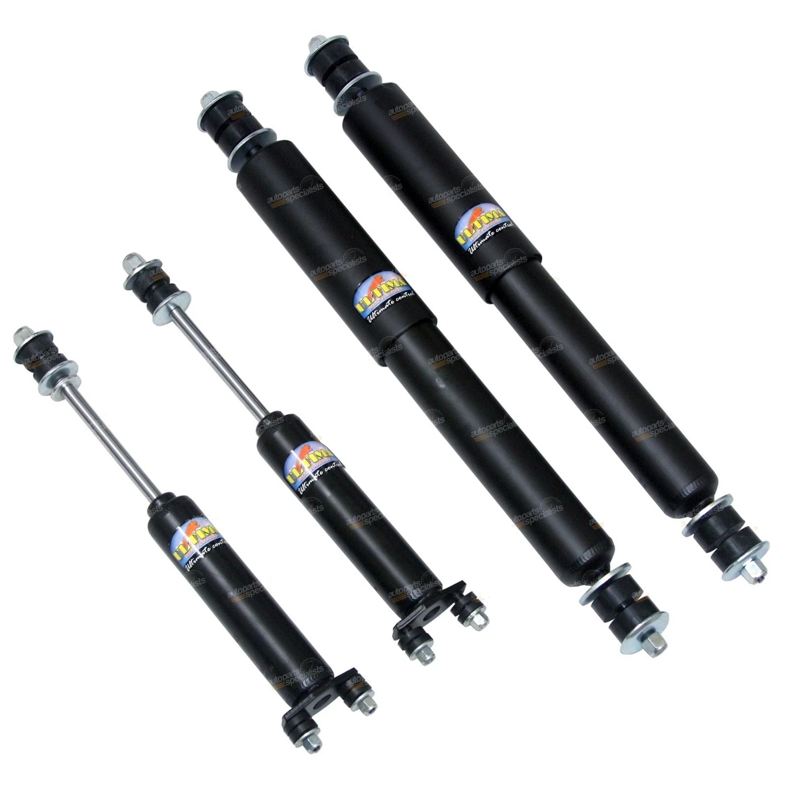 4 Front + Rear Shock Absorbers For Xa Xb Xc Coupe Hardtop 1972-1979