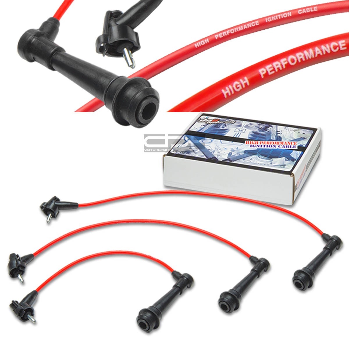 Silicon Spiral Core Spark Plug Ignition Wire For 98-00 Lexus Sc 300