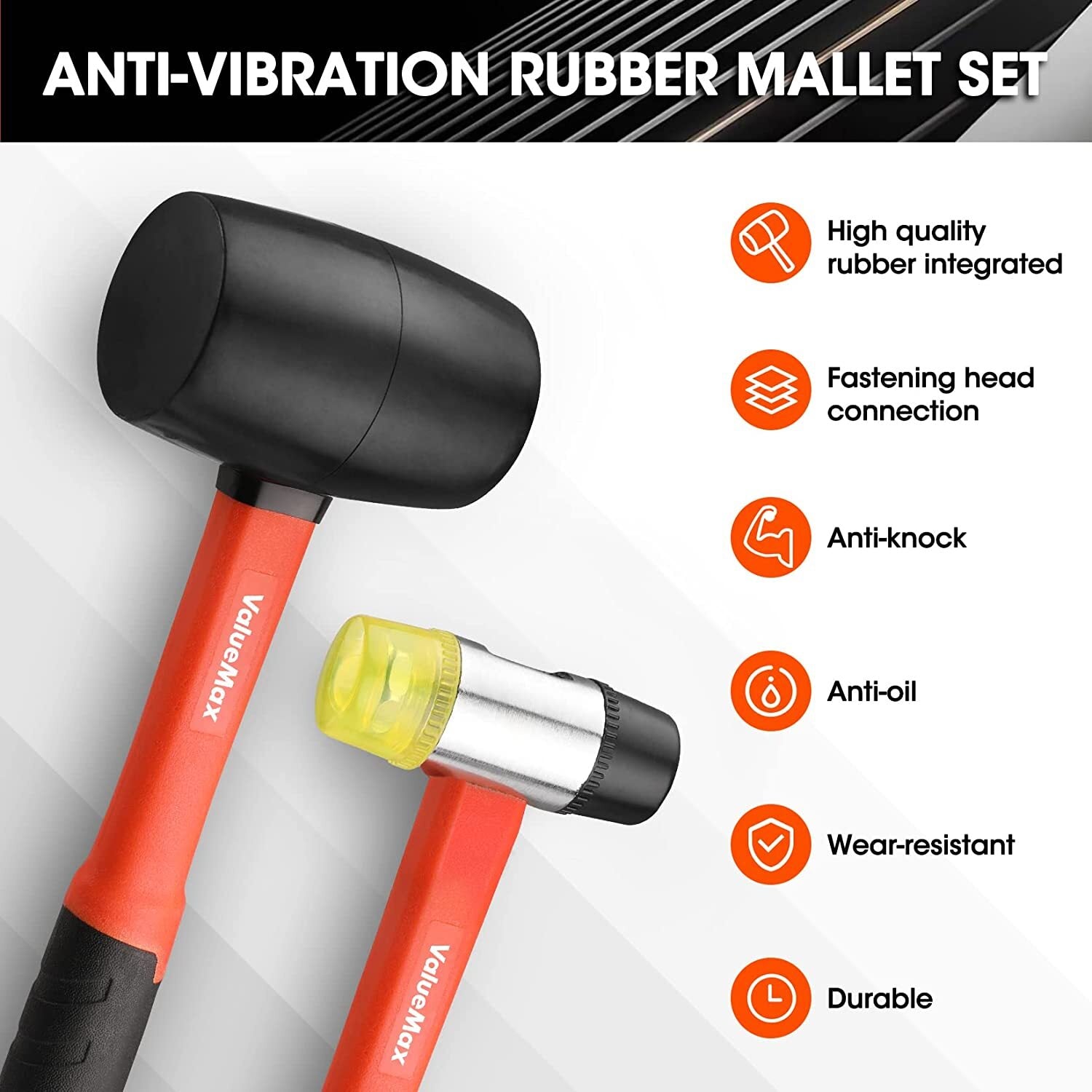 ValueMax 16oz Rubber Mallet Hammer by ValueMax