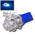 T10/w5w/194 9x High Flux 12V Bright Blue Led Interior Dome/trunk