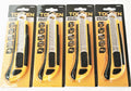 4 Tolsen Large Snap Off Utility Knife Knives Cutters 18mm Breakaway