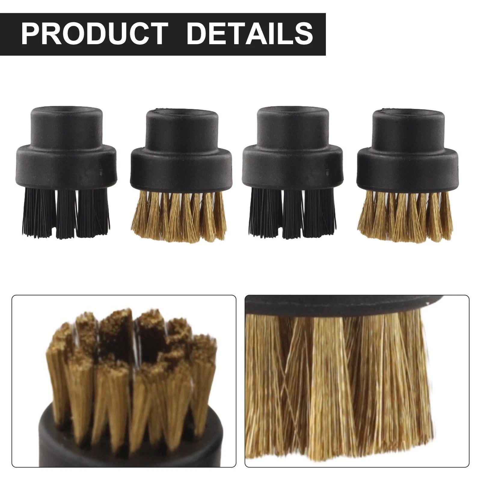 Kit Of Nozzles And Brushes Compatible With For Dupray Steam Cleaner