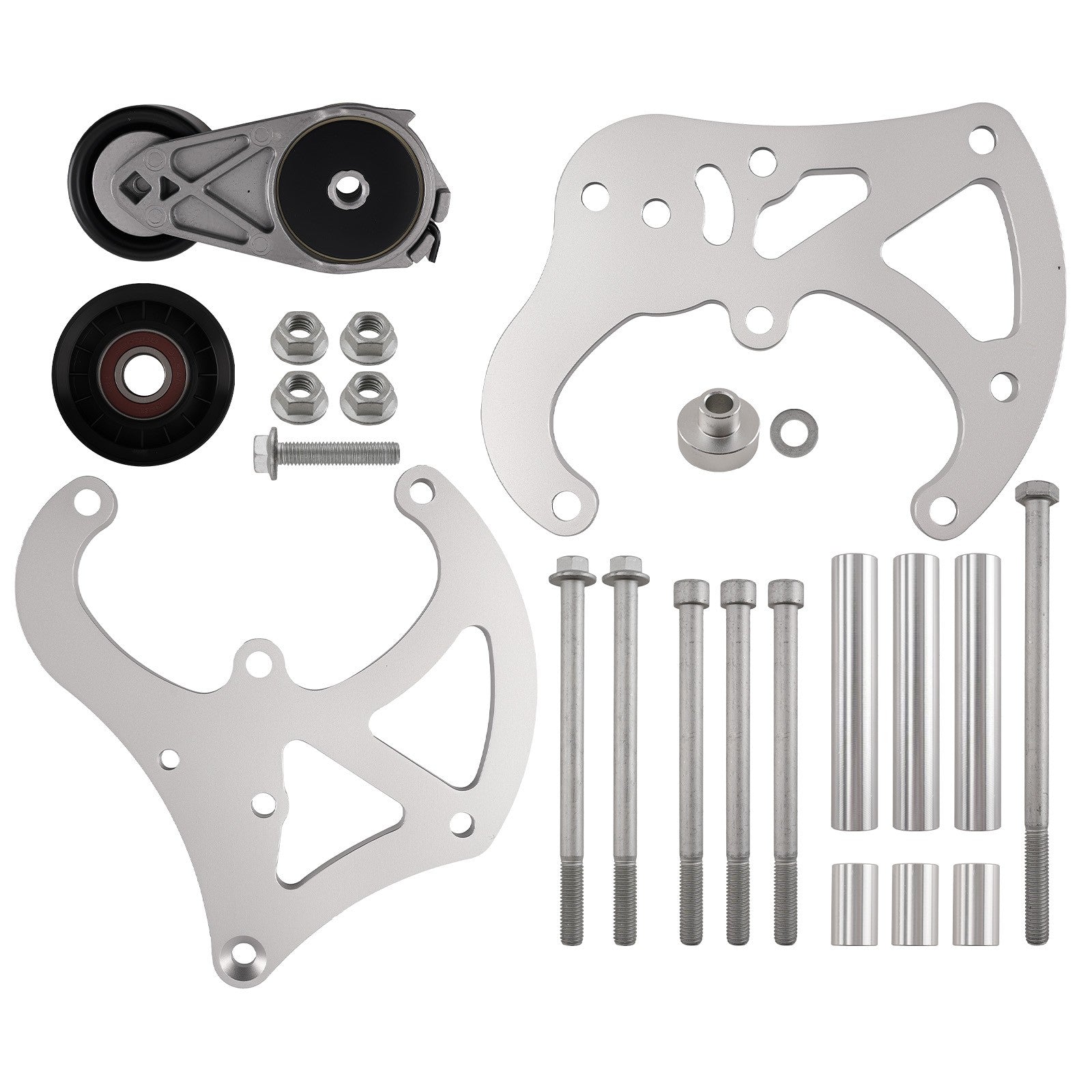 Air Conditioner Compressor Bracket Kit 6061 Aluminum for LS Truck SUV