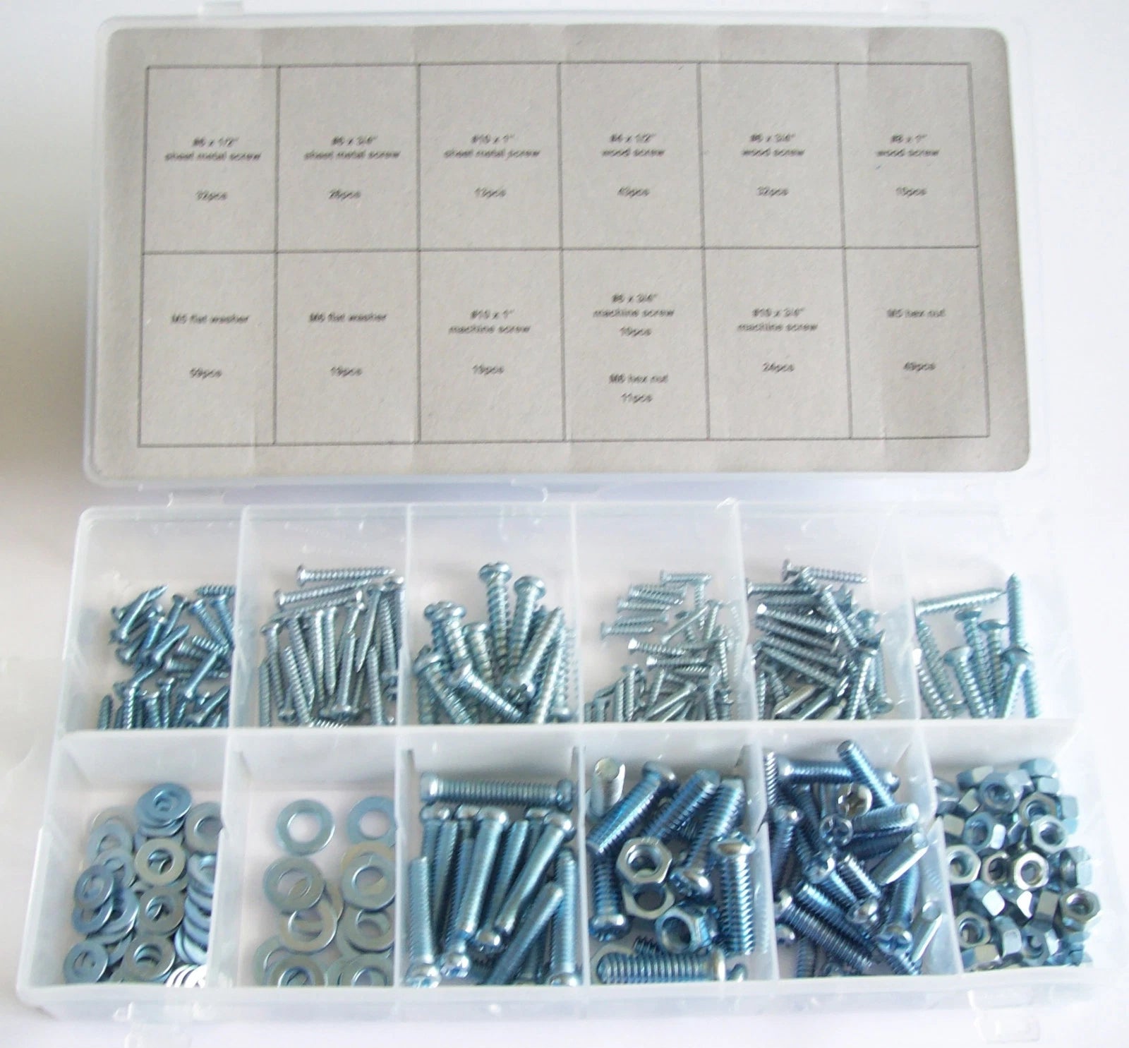 Nut Bolt Screw And Washer Assortment