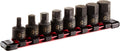 Sunex Tools 8pc Impact Stubby Hex Allen Socket Set - 3/8" Drive SAE by Sunex Tools