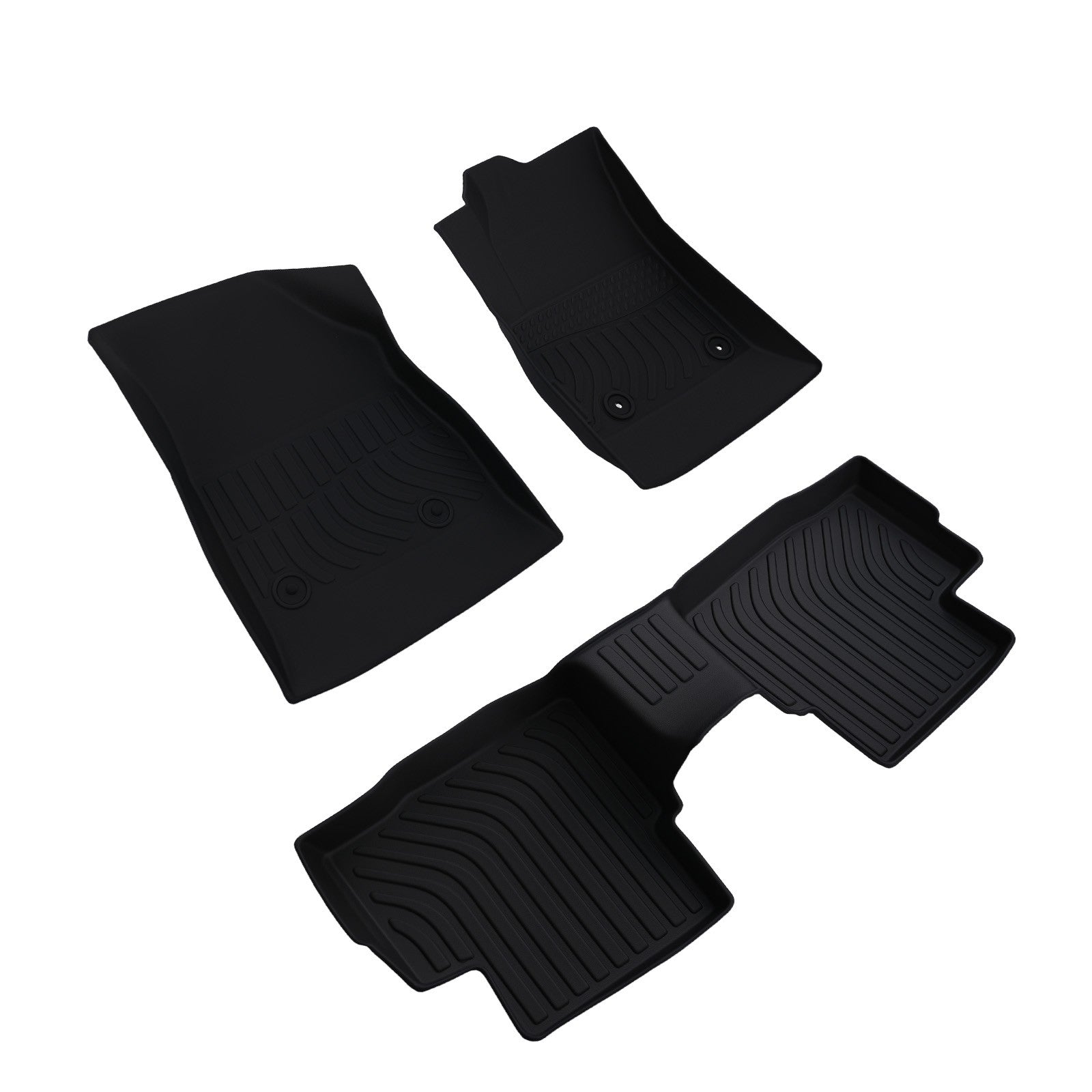 Floor Mats for Chevrolet Cruze 2016-2019 TPE Black All Weather Car Mat
