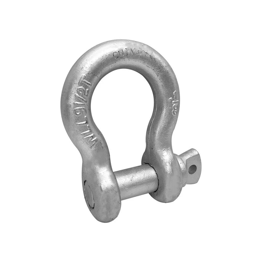 Drop Forged 19000 Lbs D Ring 1-1/8" Screw Pin Anchor Shackle