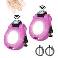 EverBrite 2 Pack Rechargeable Magnetic COB Keychain Work Light 6 Mode