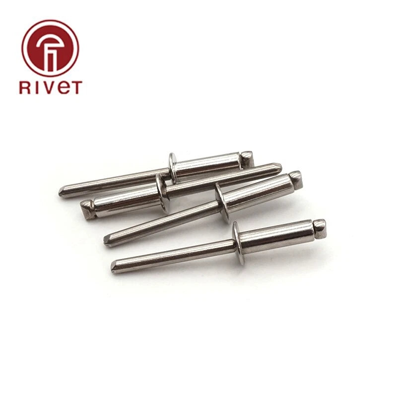 200PCS 4.8*20/22/25/3<wbr/>0/35 DIN IOS15983 Blind Rivet Round Head Open Type Csk Head