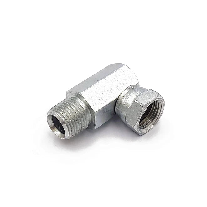 Barstock Hydraulic Fitting 1/2" M Pipe X 1/2" F Pipe Swivel 90°