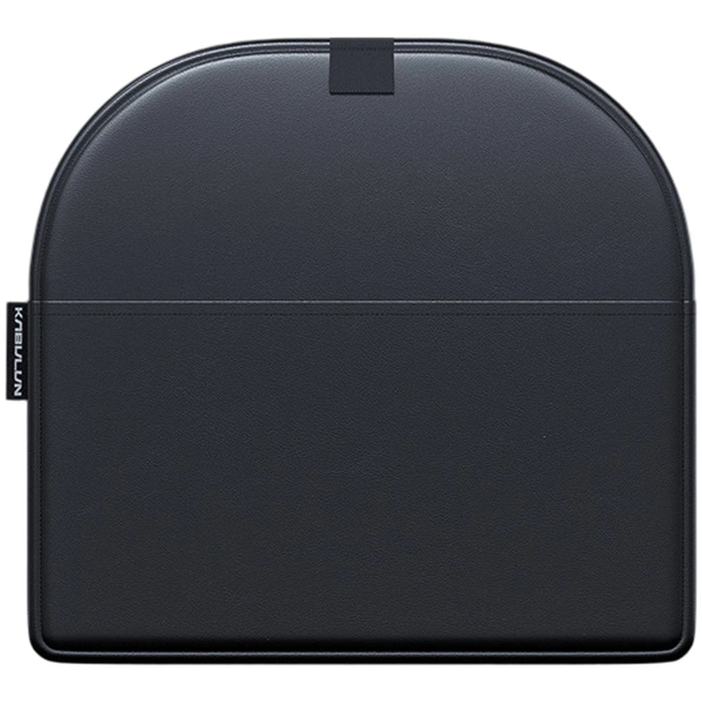 Black Leather For Car Trash Can Hanging Garbage Bag With Magnetic Seal