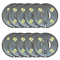 Rack Divider Size S Small Black Round Ring Sizing Hanger Label Tag