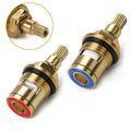 Brass Ceramic Disc Cartridge Replacement Tap Valves For Inner Faucet