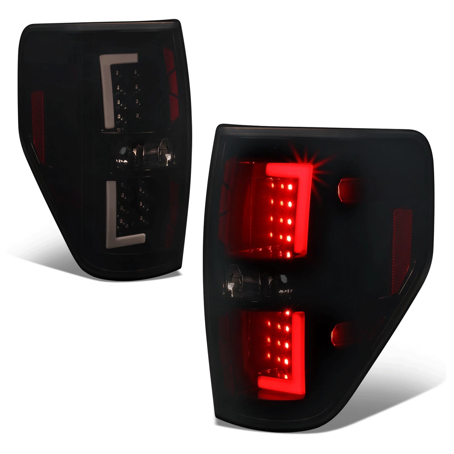 Fit 09-14 Ford F150 Led Bar Tail Brake Light | Built Supply Co