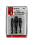SUREBILT 3pc Socket Adapter Set 1/4", 3/8", 1/2"