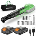WORKPROX Electric Ratchet Wrench 3/8" 20V Cordless Kit by WORKPROX