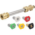 For Dewalt Ryobi Pressure Washer Quick Connect Adapter With 5 Spray