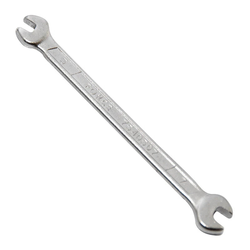 Force Top Quality 754 Double Open End Spanner Metric Imperial Wrench