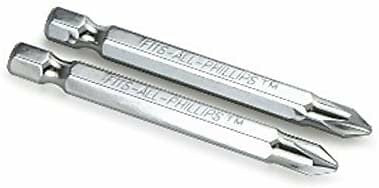 Titan 2-Piece Fits-All-Phillips Bit Set by Titan