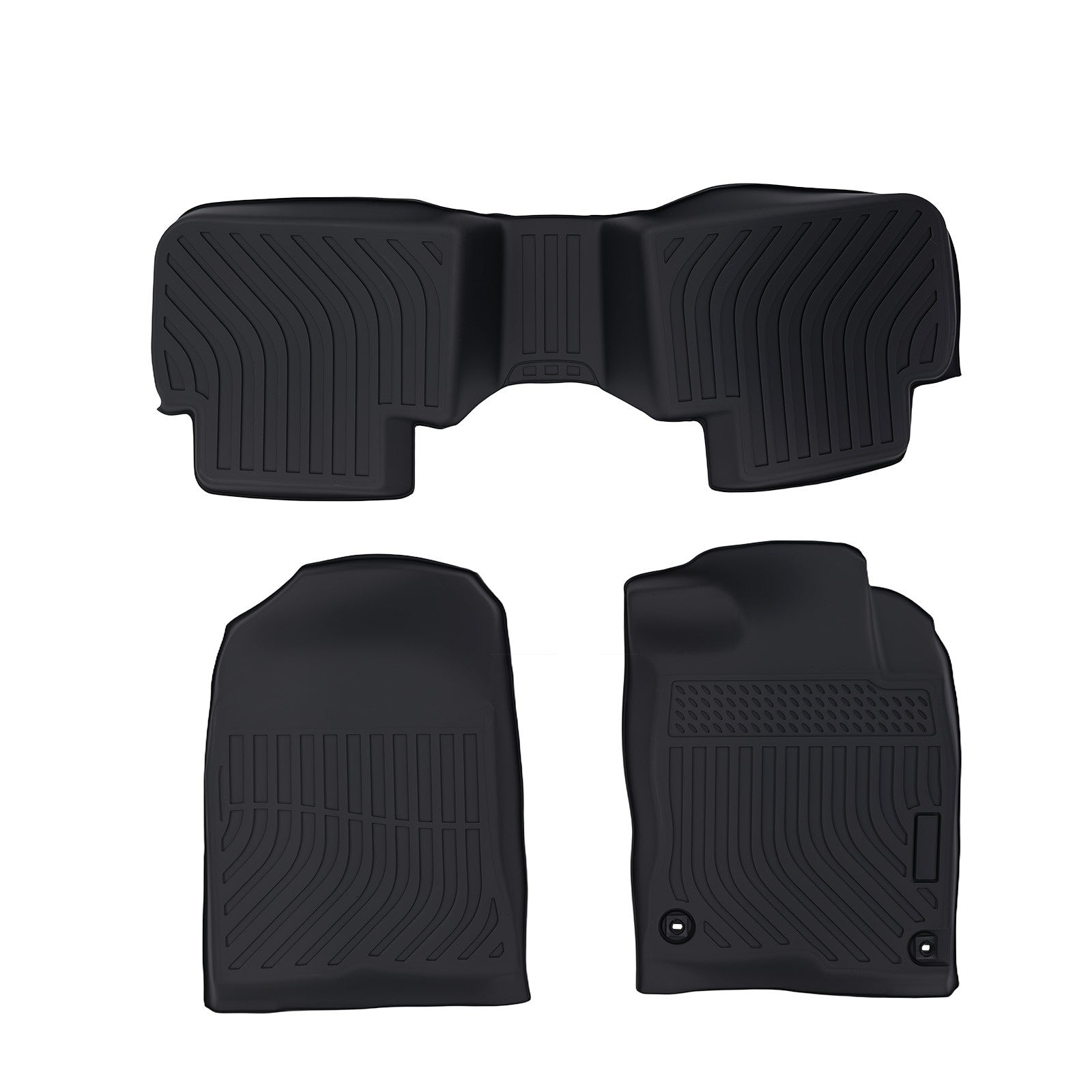 Black All-Weather Floor Mats for Acura Integra 2023-2025 TPE Anti-Slip