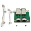 Sff-8087 To 2 Port External Hd Sff-8088 Pci Mini Sas Card Female