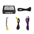 Black 2 Channel Front And Rear View Car Camera Converter Switch Box