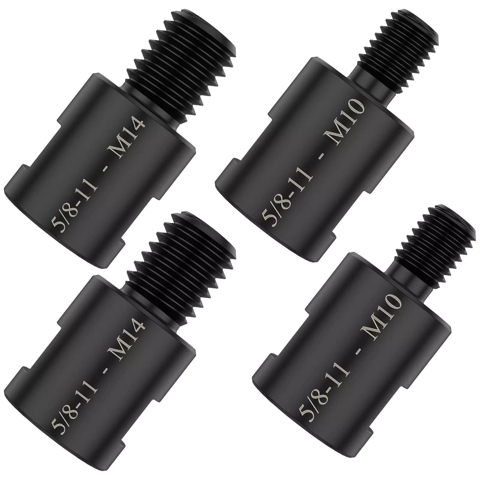 Steel Converter Adapter 5/8inch-11 Female To M10 M14 Male Angle