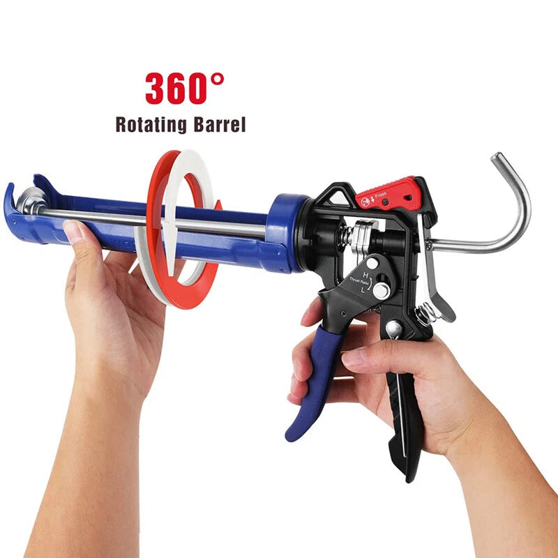Workpro Caulking Gun Smooth Round Rod Adjustable Thrust Ratio Hand