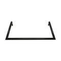 Industrial Pipe Rack Hangrail Clothes Hanger 24'' Raw Steel Finish