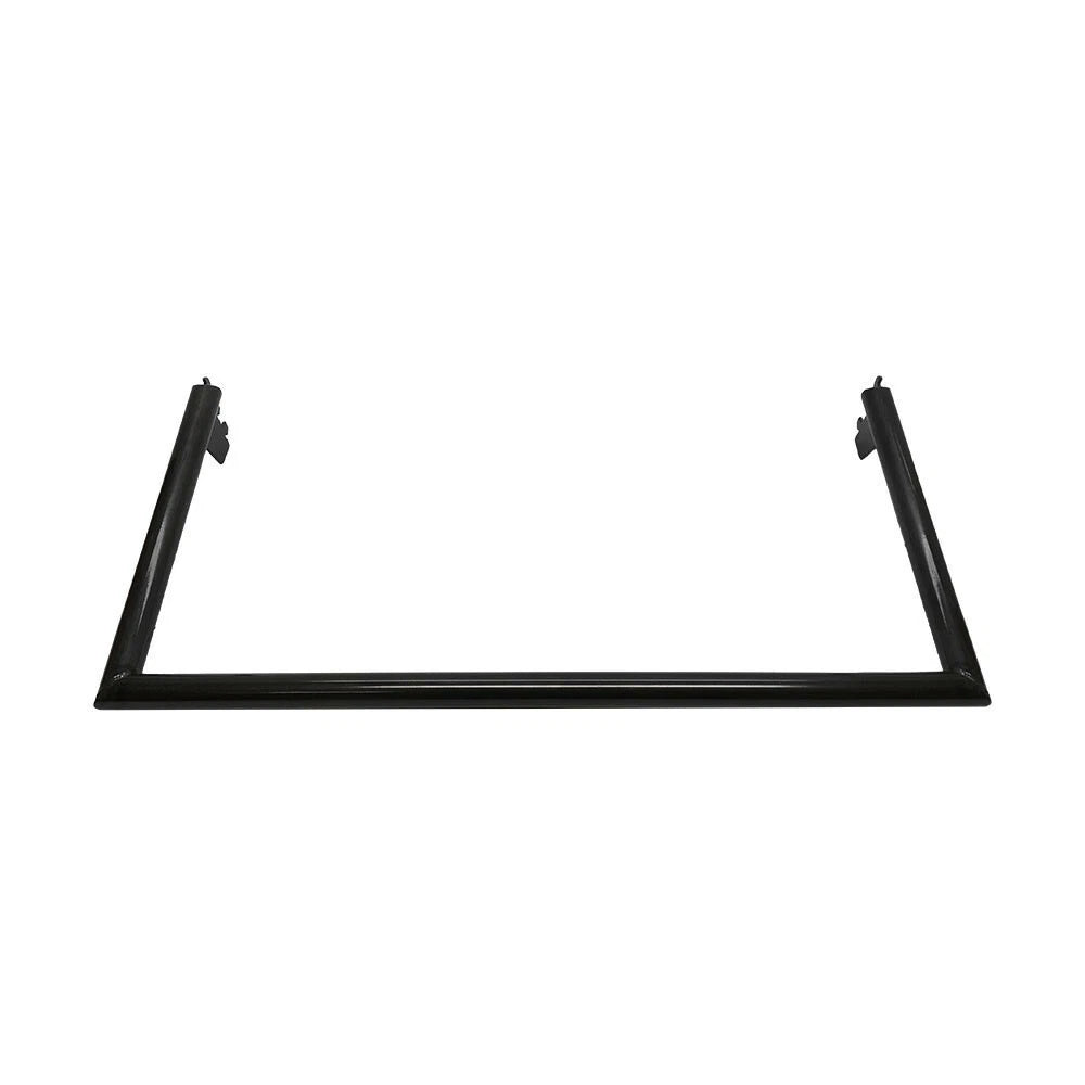 Industrial Pipe Rack Hangrail Clothes Hanger 24'' Raw Steel Finish