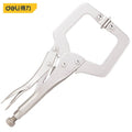 C Clamp Weld Clip Woodwork Tenon Locator Grip Vise Lock Jaw Swivel