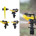 Metal Garden Sprinkler Head With 360 Degree Coverage For Optimal