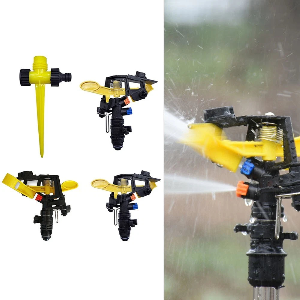 Metal Garden Sprinkler Head With 360 Degree Coverage For Optimal